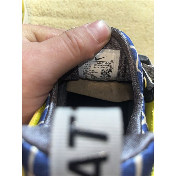 Fj4201-300 Size 8.5 Nike Air Huarache 20y24/patta Saffron Quartz Cool Grey Blue main image 4